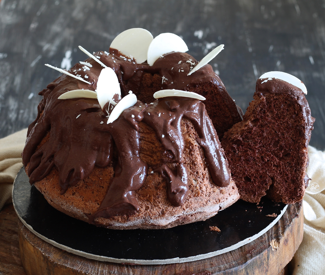 Savarin au cacao sans gluten et sans lactose - La Cassata Celiaca