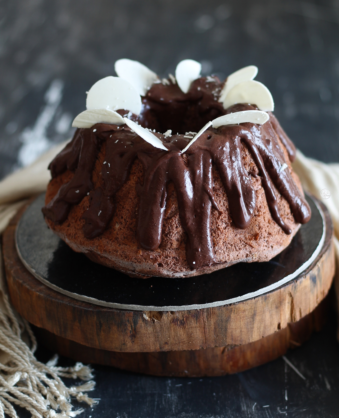 Savarin au cacao sans gluten et sans lactose - La Cassata Celiaca