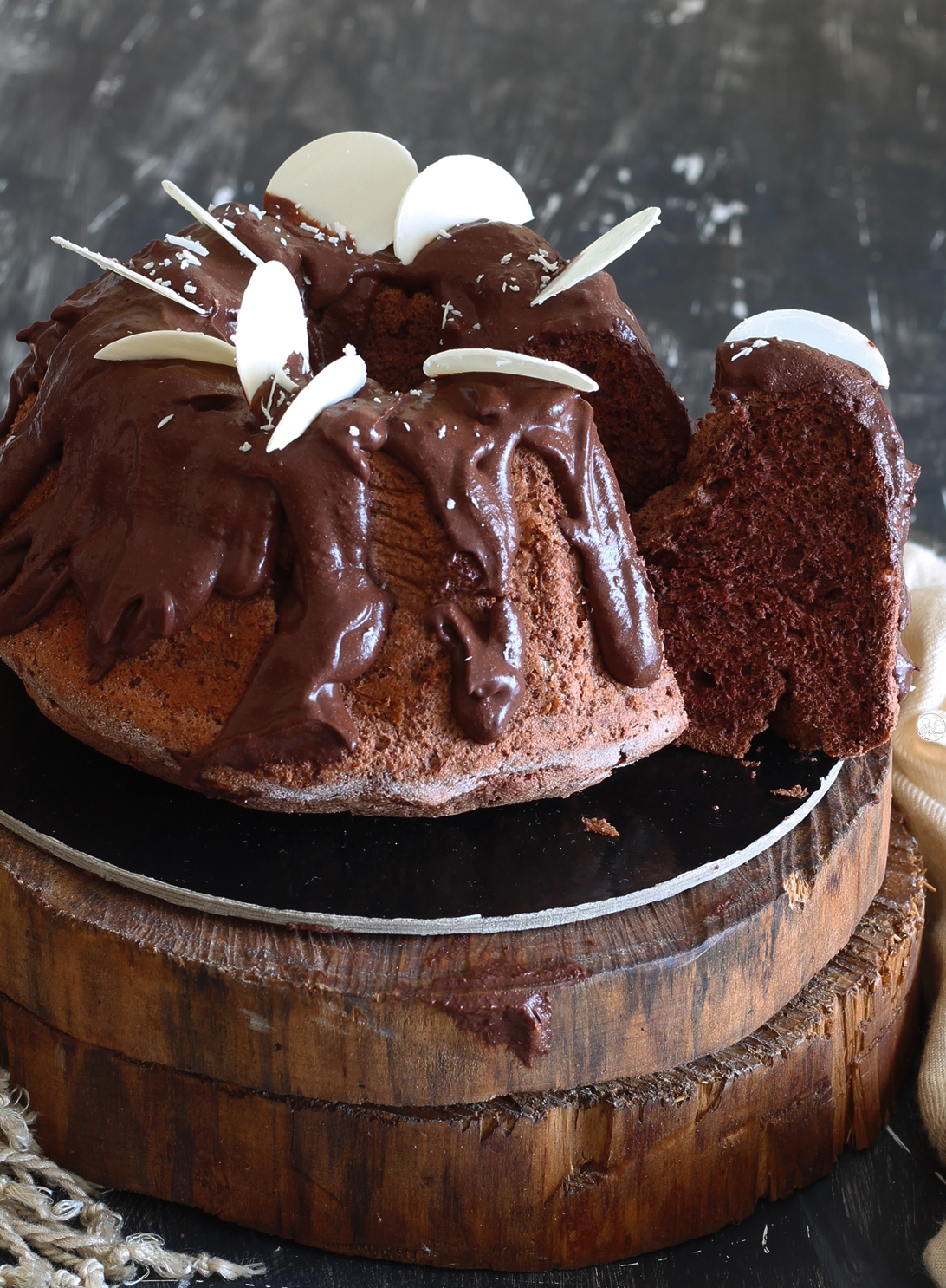 Savarin au cacao sans gluten et sans lactose - La Cassata Celiaca