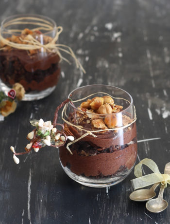 Choco-chiboust sans gluten en verrine - La Cassata Celiaca