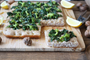 Focaccia senza glutine con yogurt e noci - La Cassata Celiaca