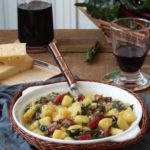 Soupe au riz avec pommes de terre et blettes rouges - La Cassata Celiaca