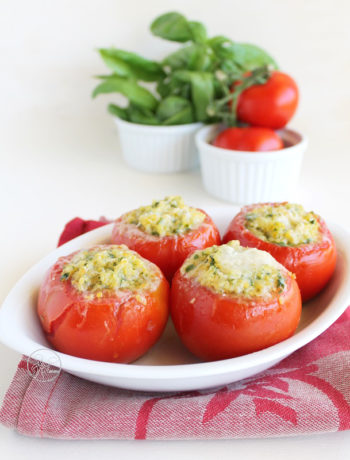 Tomates au cous cous et parmesan - La Cassata Celiaca