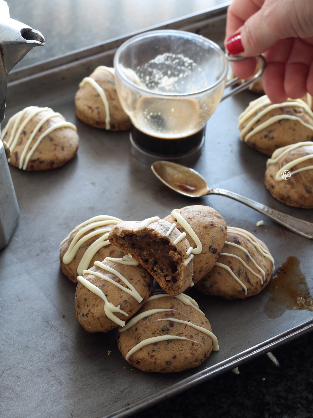 Biscotti senza glutine con crema al caffè - La Cassata Celiaca