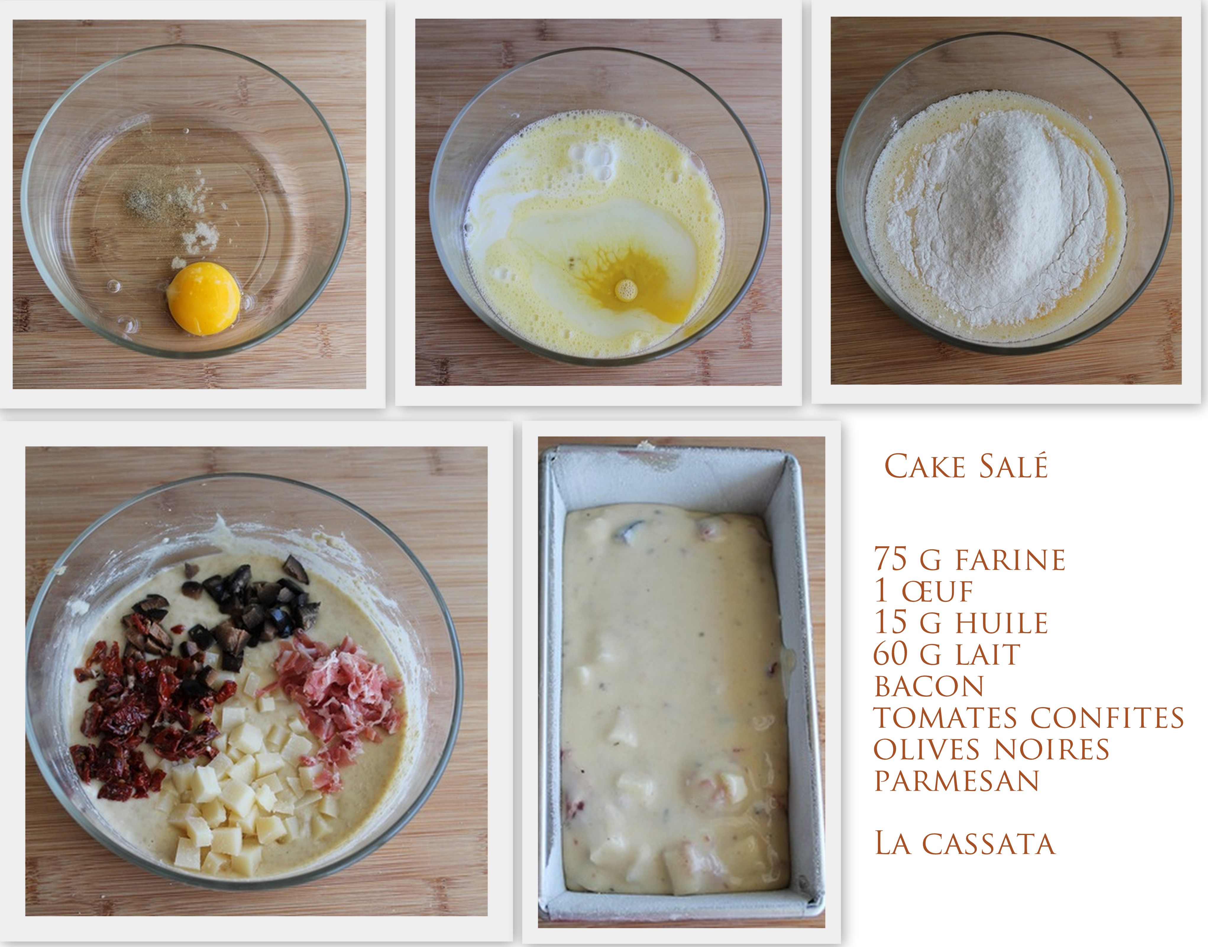 Cake salé sans gluten - La Cassata