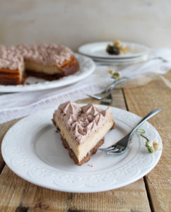Cheesecake au beurre d'arachide et chocolat - La Cassata Celiaca
