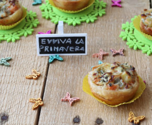 Crostatine di sfoglia senza glutine con verdure - La Cassata Celiaca