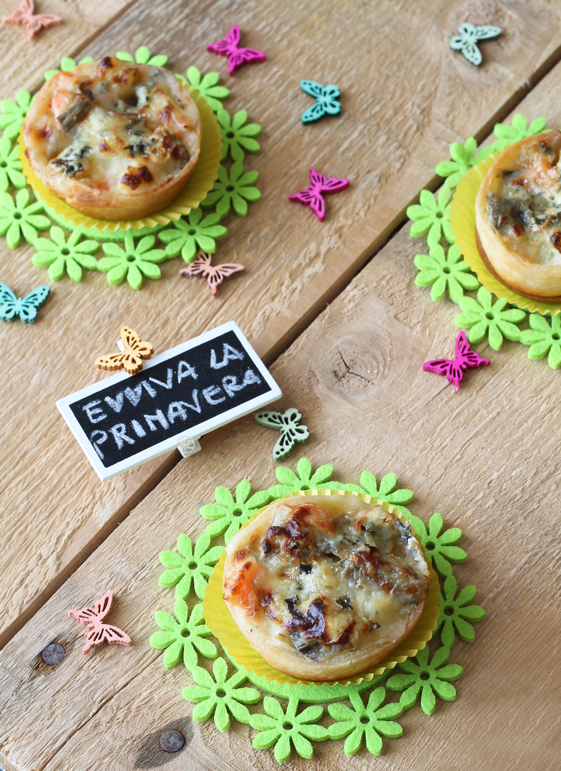 Crostatine di sfoglia senza glutine con verdure - La Cassata Celiaca Crostatine di sfoglia senza glutine con verdure - La Cassata Celiaca