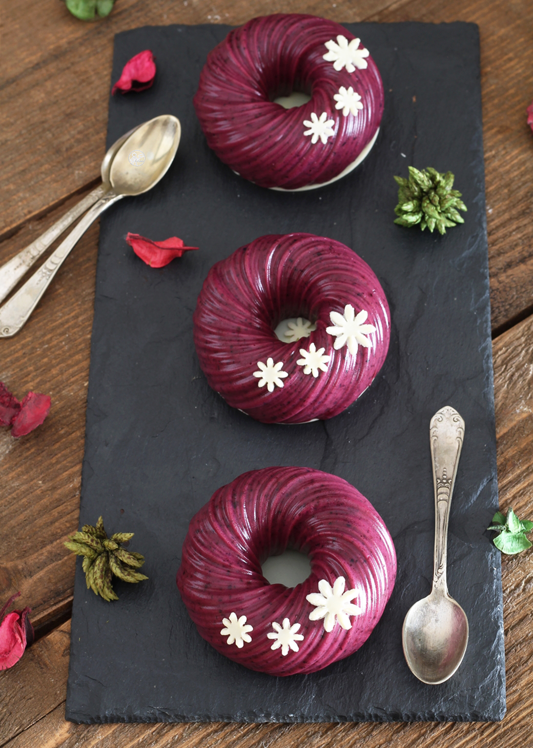 Panna cotta ai mirtilli senza glutine - La Cassata Celiaca Panna cotta ai mirtilli senza glutine - La Cassata Celiaca