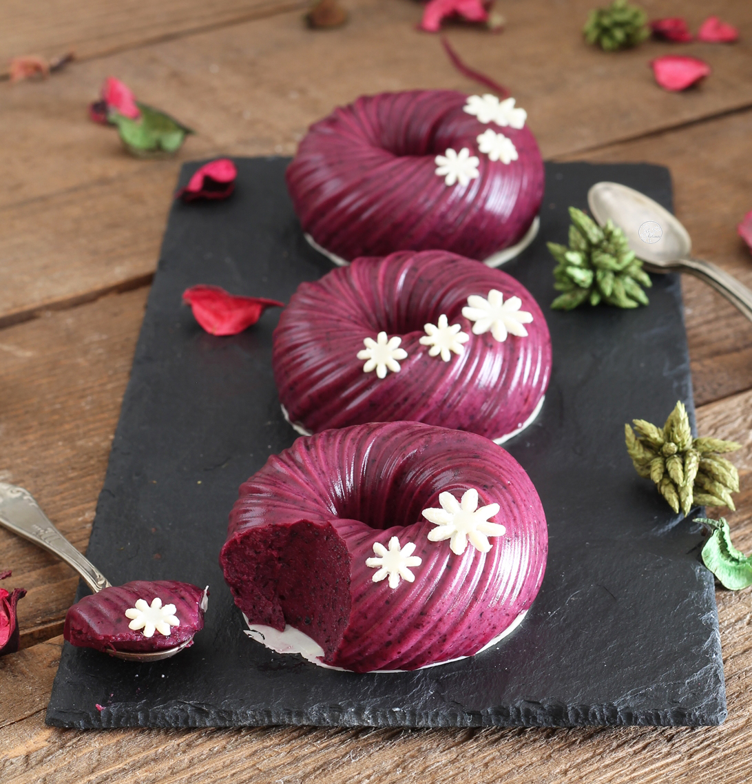 Panna cotta ai mirtilli senza glutine - La Cassata Celiaca Panna cotta ai mirtilli senza glutine - La Cassata Celiaca