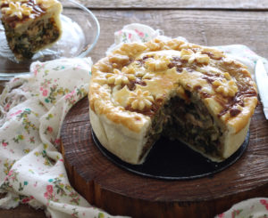 Tarte salée sans gluten avec scarole et cèpes - La Cassata Celiaca