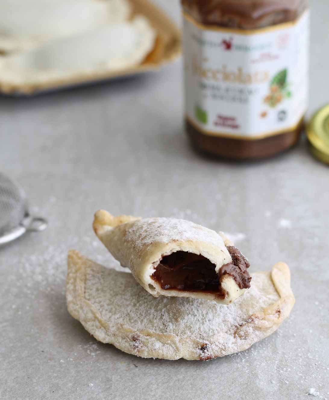 Cassatelle senza glutine con crema di nocciole - La Cassata Celiaca