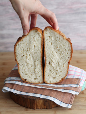 Miche de pain sans gluten et sans mix du commerce - La Cassata Celiaca