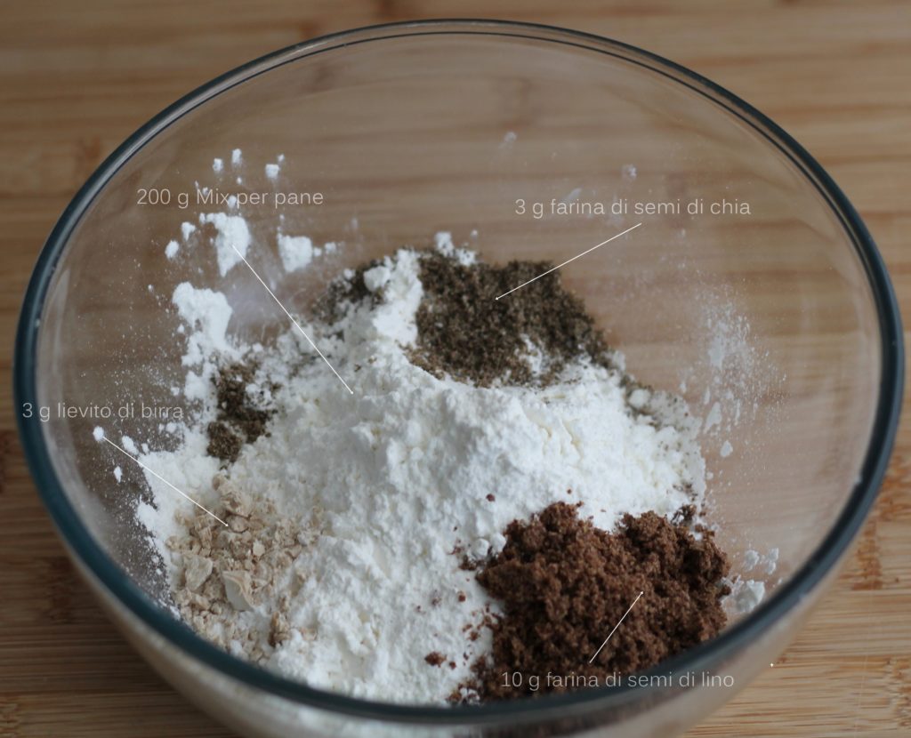 Mix di farine e semi di lino