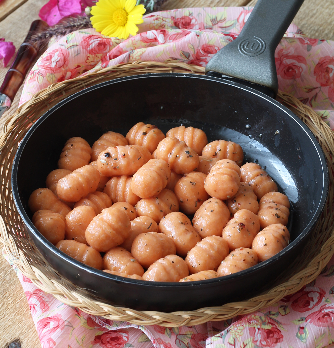 Gnocchis roses sans gluten - La Cassata Celiaca