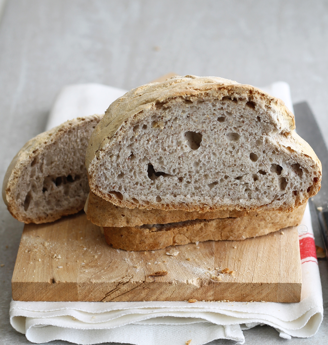 Pain sans gluten aux graines de lin - La Cassata Celiaca