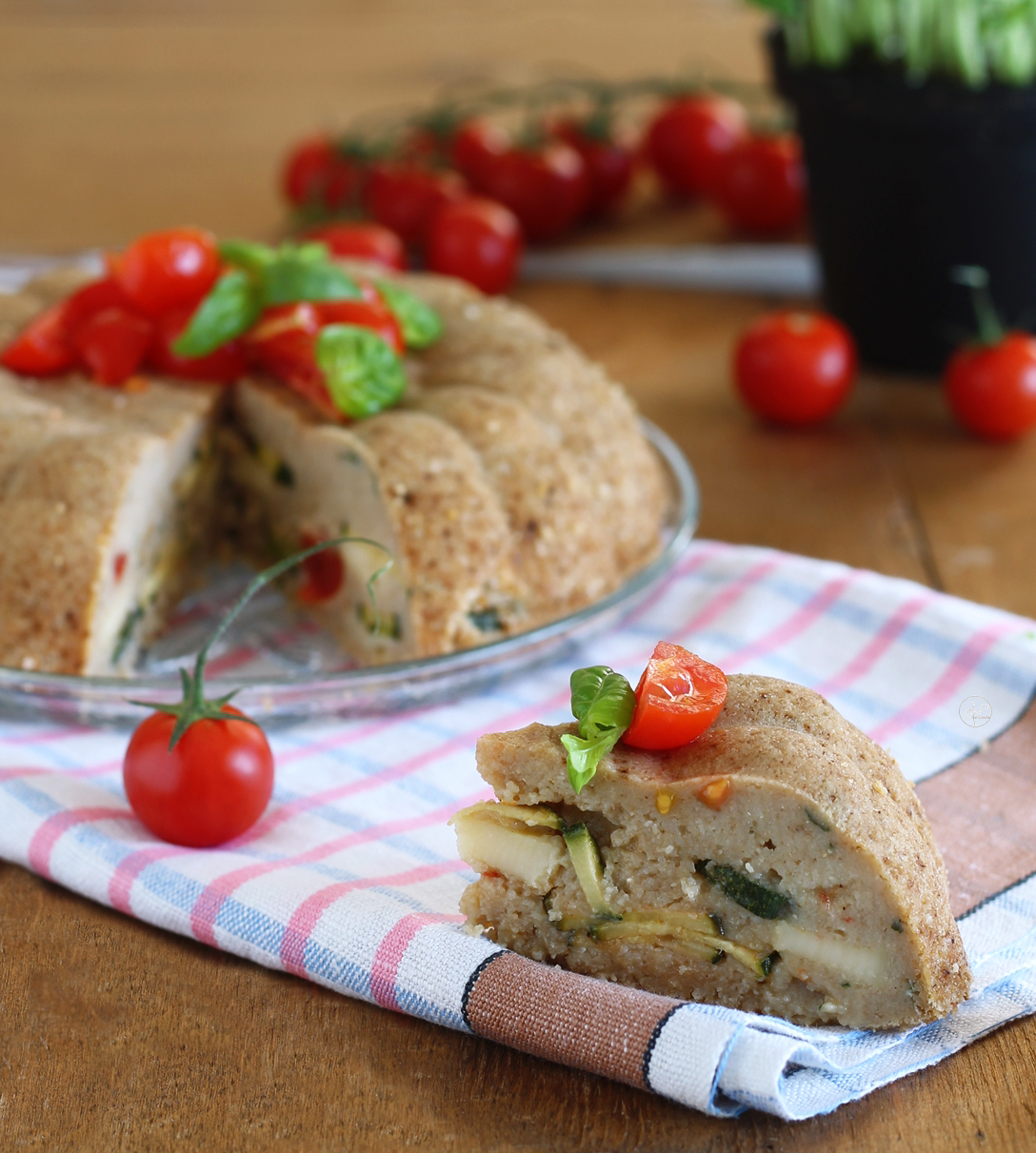 Gâteau de pain perdu sans gluten et courgettes - La Cassata Celiaca