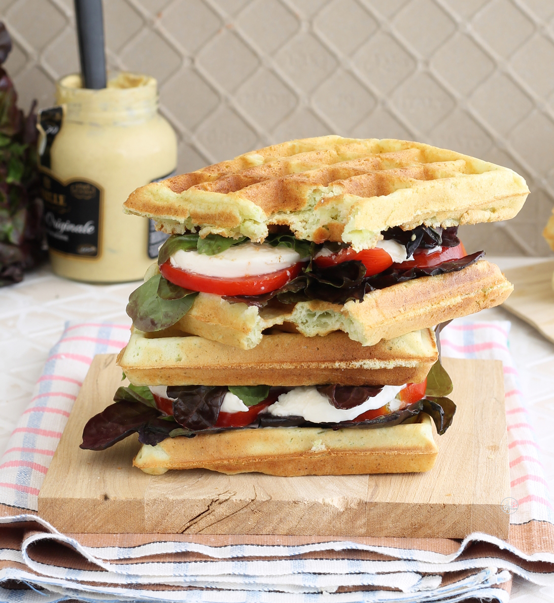 Waffel sans gluten avec farine de petits pois - La Cassata Celiaca 