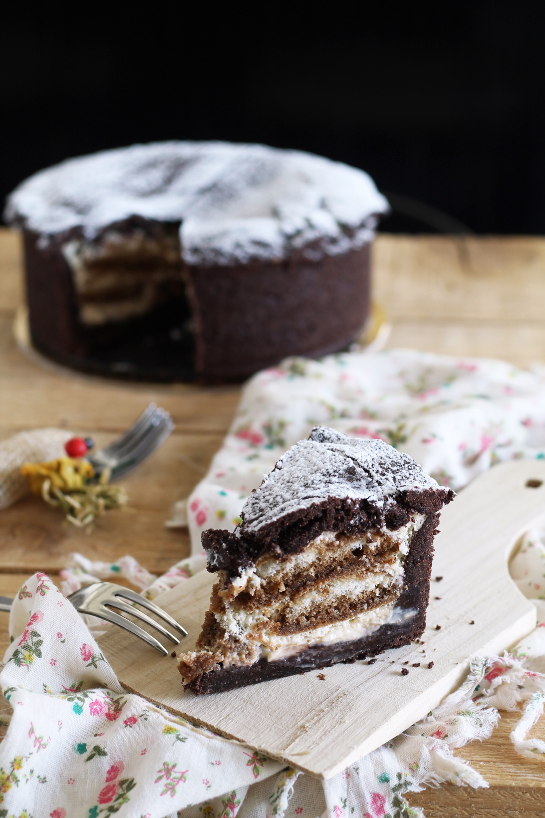 Tarte tiramisù au cacao sans gluten - La Cassata Celiaca