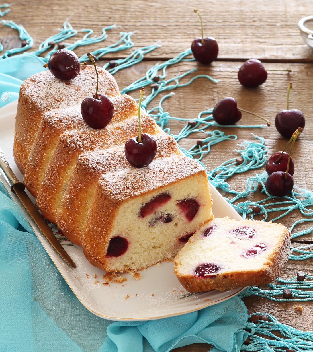 Plumcake senza glutine con yogurt e ciliegie - La Cassata Celiaca 