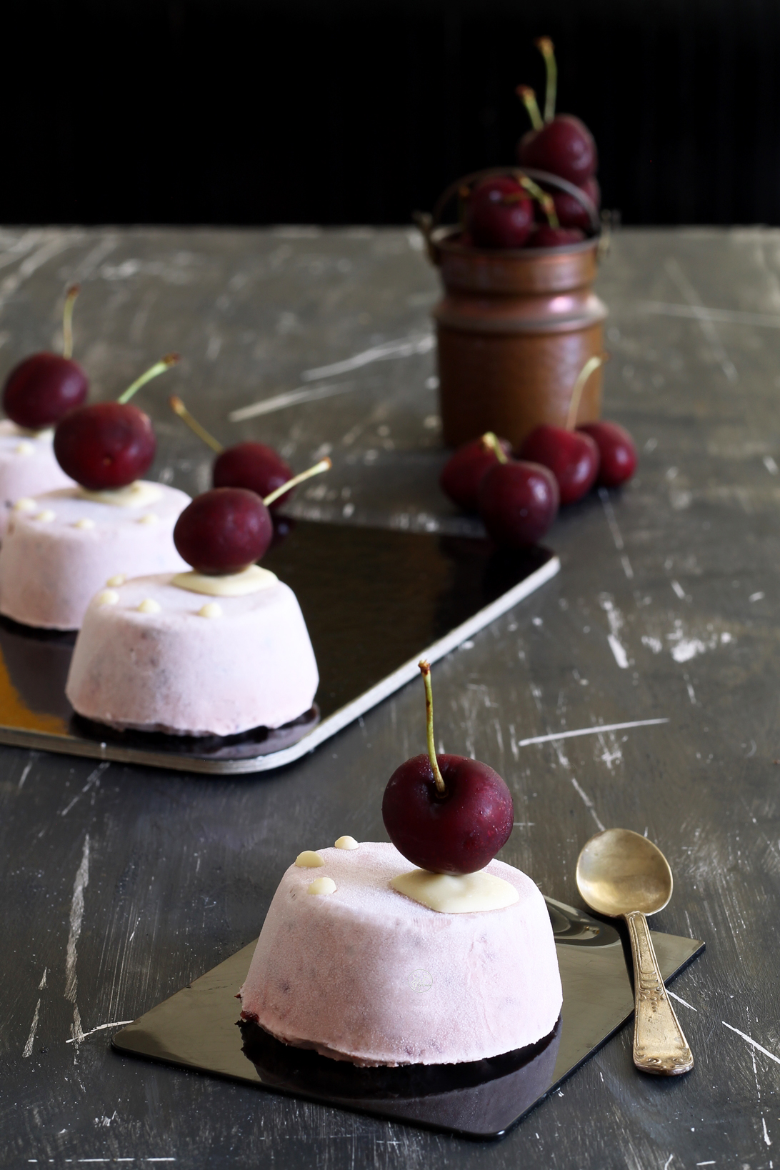 Semifreddo alle ciliegie senza glutine - La Cassata Celiaca 