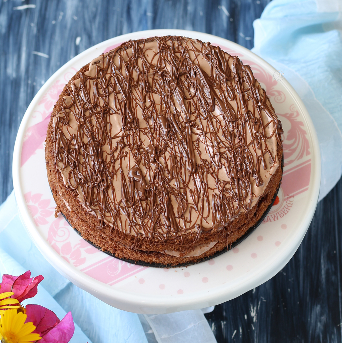 Gâteau à la crème fraîche et au cacao sans gluten - La Cassata Celiaca