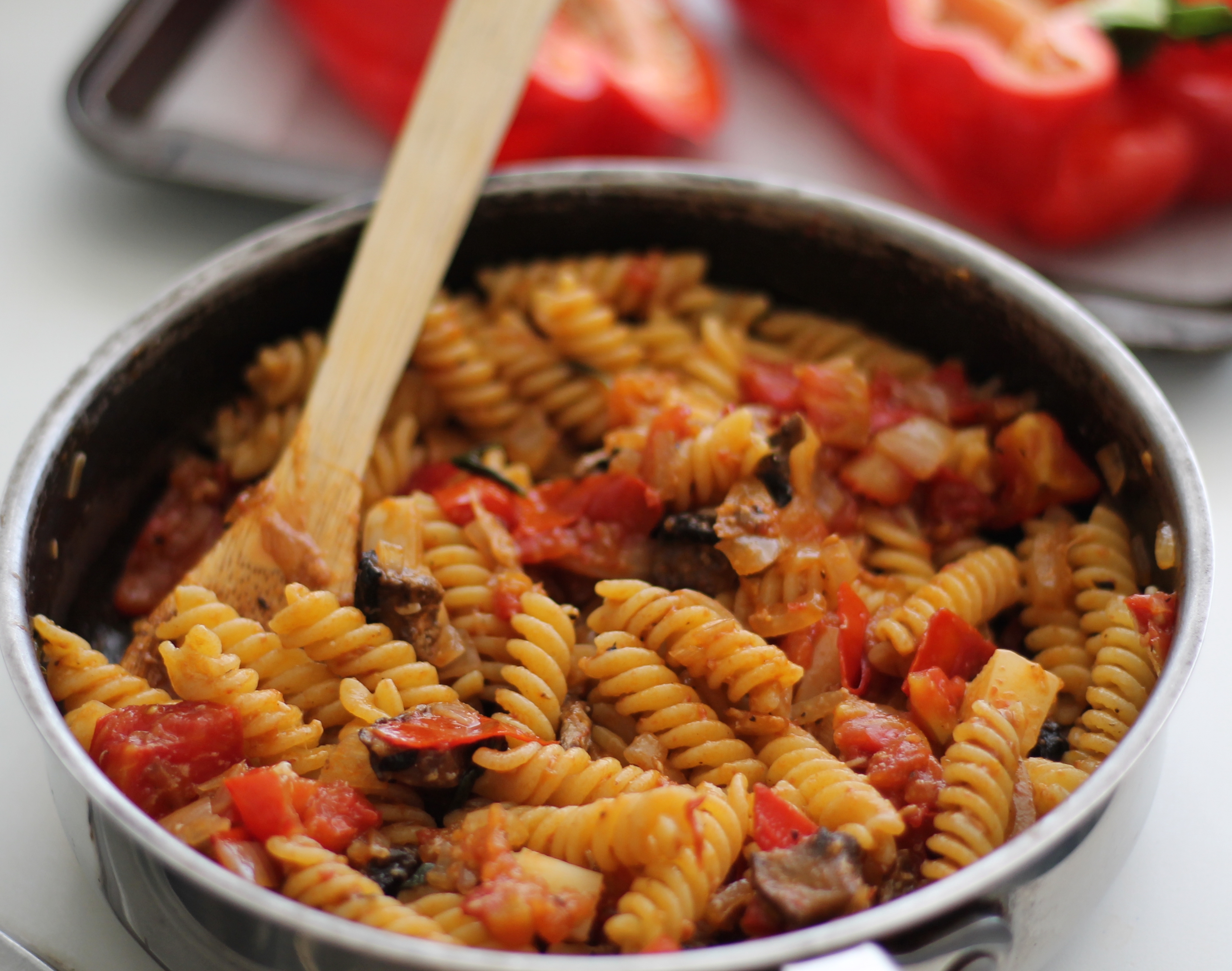 Peperoni ripieni di pasta senza glutine - La Cassata Celiaca
