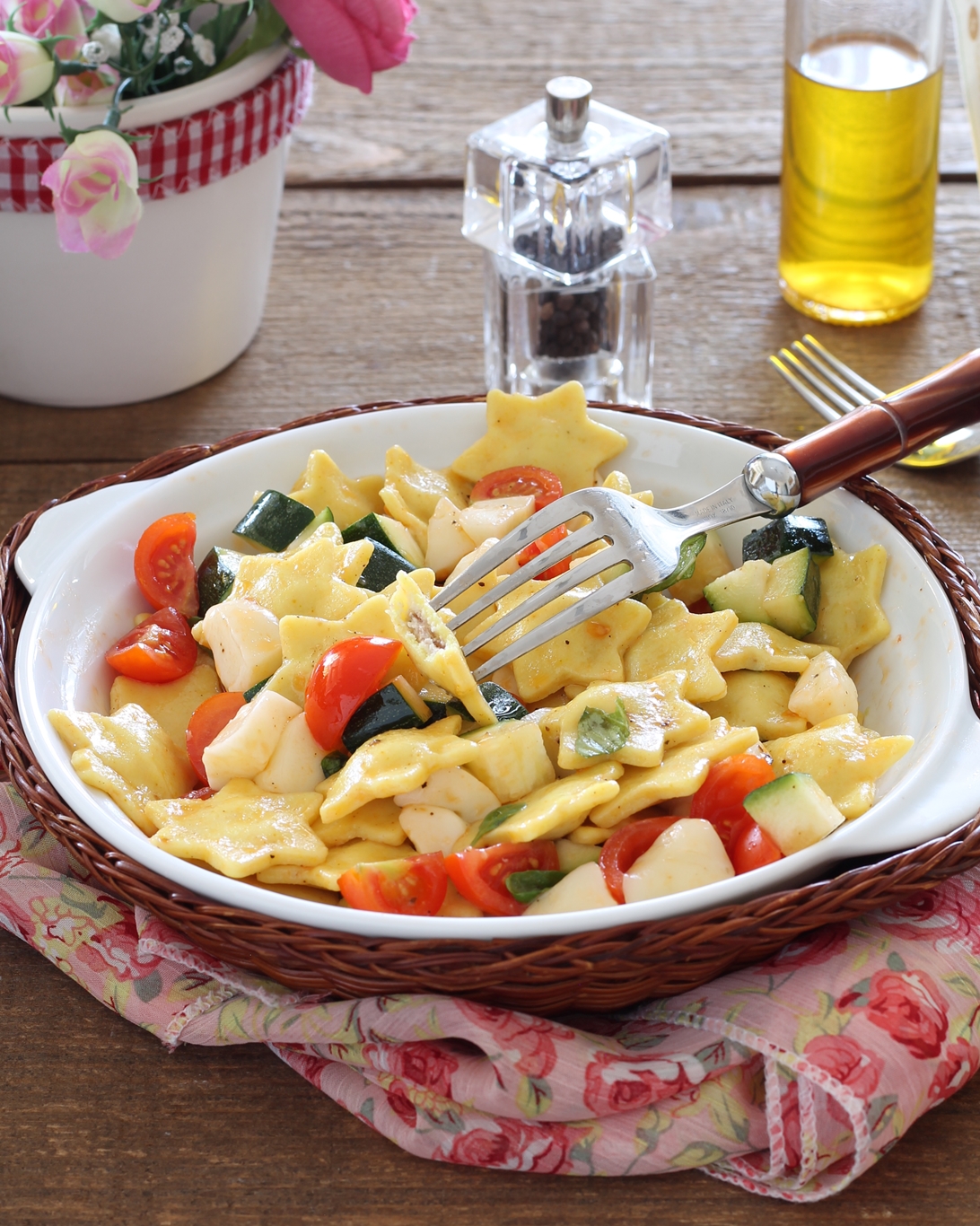 Insalata di ravioli senza glutine - La Cassata Celiaca