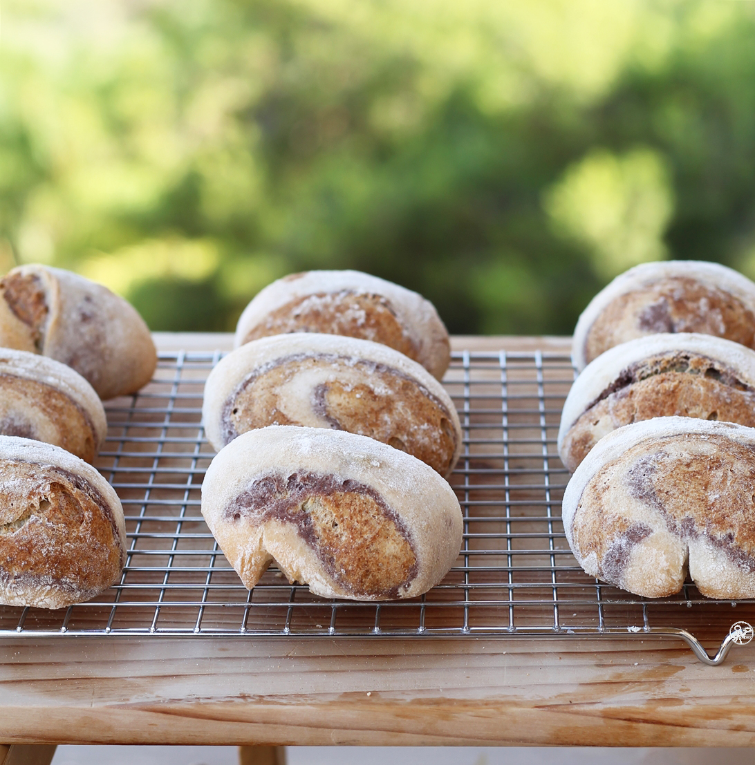 Petits pains tricolores sans gluten - La Cassata Celiaca 