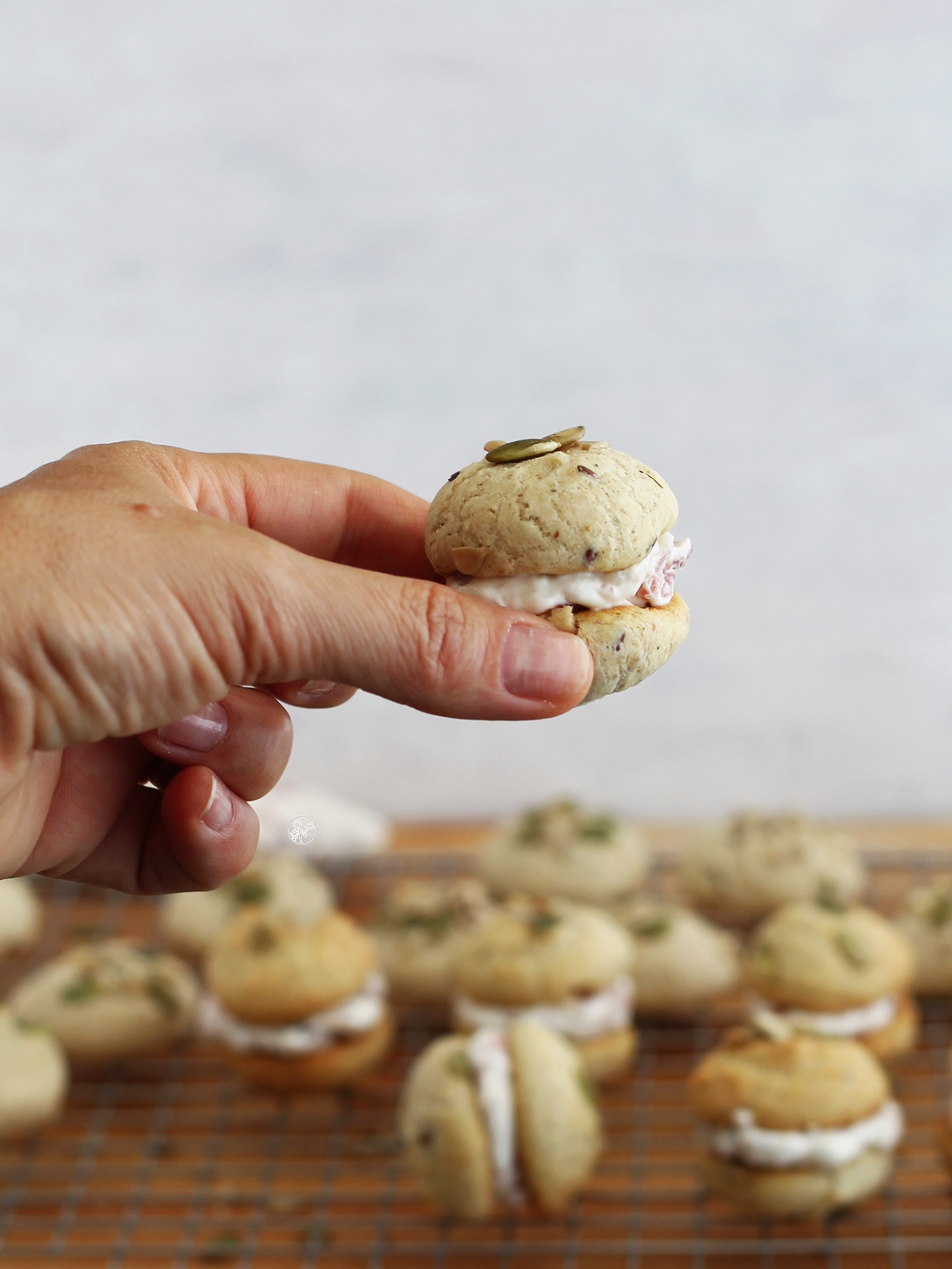 Whoopies salati senza glutine - La Cassata Celiaca Whoopies salati senza glutine - La Cassata Celiaca