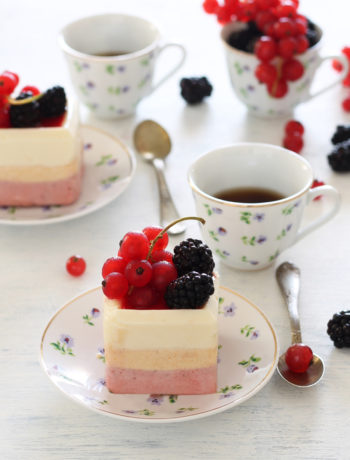 Bavarois aux fruits sans gluten - La Cassata Celiaca