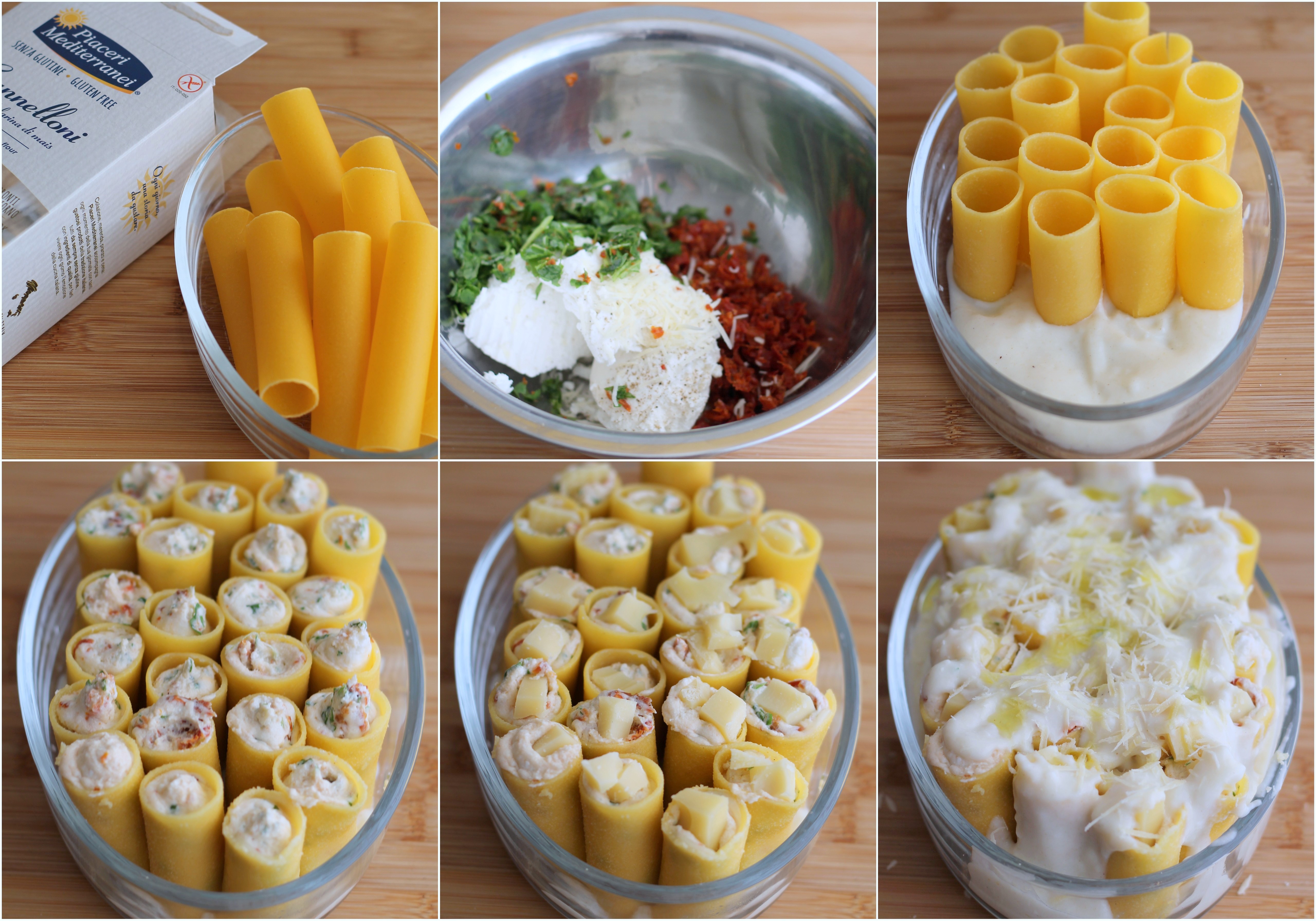 Cannelloni con ricotta e rucola senza glutine - La Cassata Celiaca