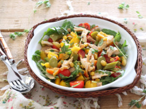 Salade de poulet sans gluten - La Cassata Celiaca
