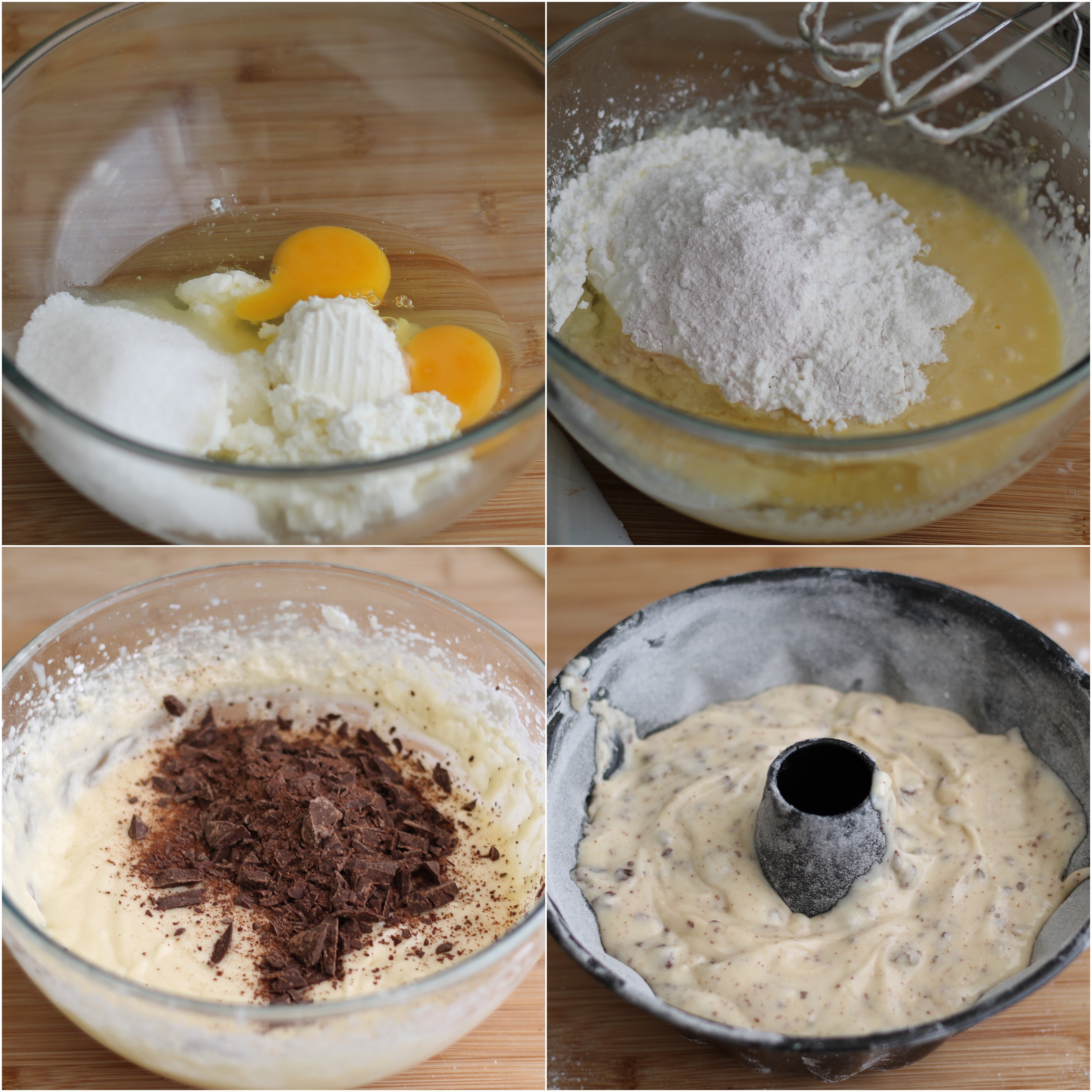 Ciambella alla ricotta e cioccolato senza glutine - La Cassata Celiaca