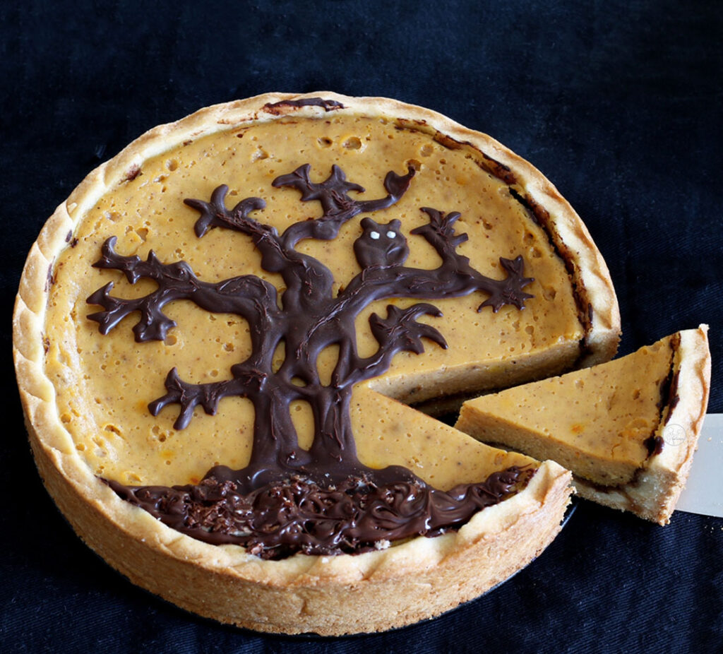 Crostata alla zucca senza glutine per Halloween - La Cassata Celiaca