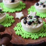 Croustades sans gluten avec saumon et pholiotes du peuplier - La Cassata Celiaca