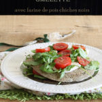 Omelette de pois chiches noirs sans gluten - La Cassata Celiaca