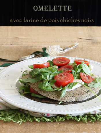 Omelette de pois chiches noirs sans gluten - La Cassata Celiaca