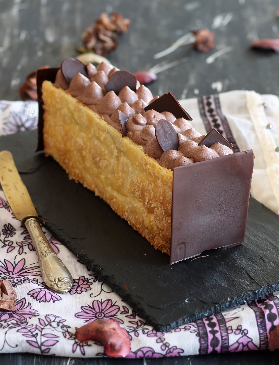 Millefoglie senza glutine al cacao - La Cassata Celiaca Millefoglie senza glutine al cacao - La Cassata Celiaca