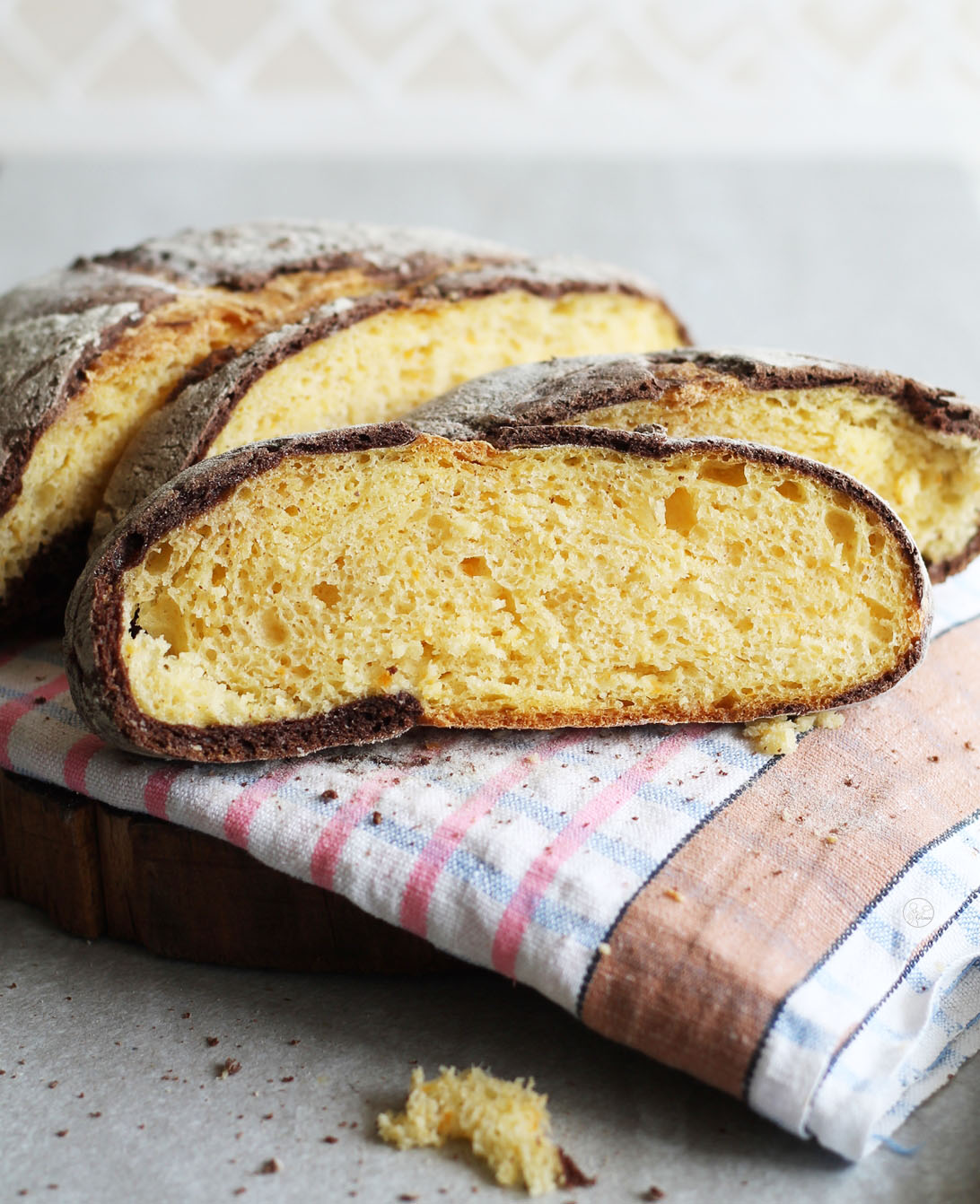 Pain sans gluten avec potiron et cacao - La Cassata Celiaca