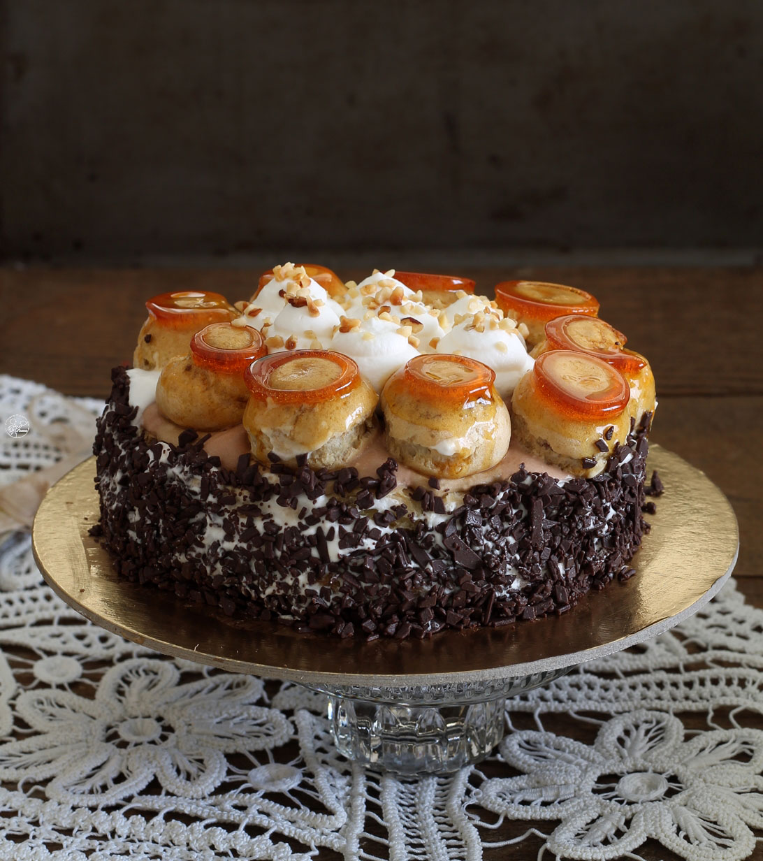 Gâteau Saint-Honoré choco-café sans gluten - La Cassata Celiaca Gâteau Saint-Honoré choco-café sans gluten - La Cassata Celiaca
