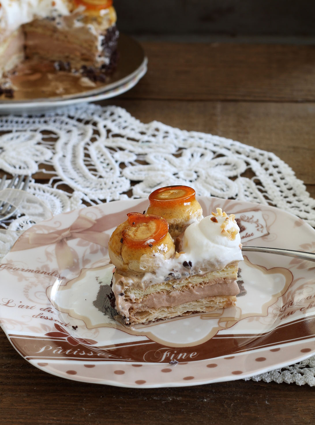 Saint-Honoré ciocco-caffè senza glutine - La Cassata Celiaca