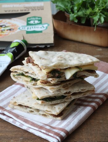 Sandwich di pizza senza glutine con cime di rapa - La Cassata Celiaca