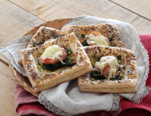 Sfoglia senza glutine con spinaci, prosciutto e formaggio - La Cassata Celiaca