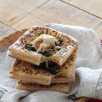 Sfoglia senza glutine con spinaci, prosciutto e formaggio - La Cassata Celiaca