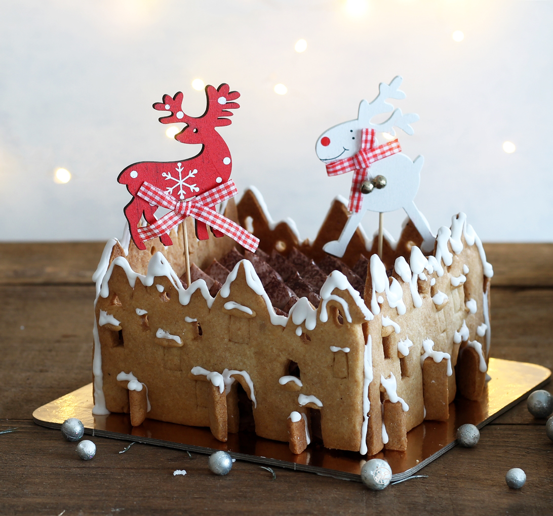 Maison en pain d'épices sans gluten - La Cassata Celiaca