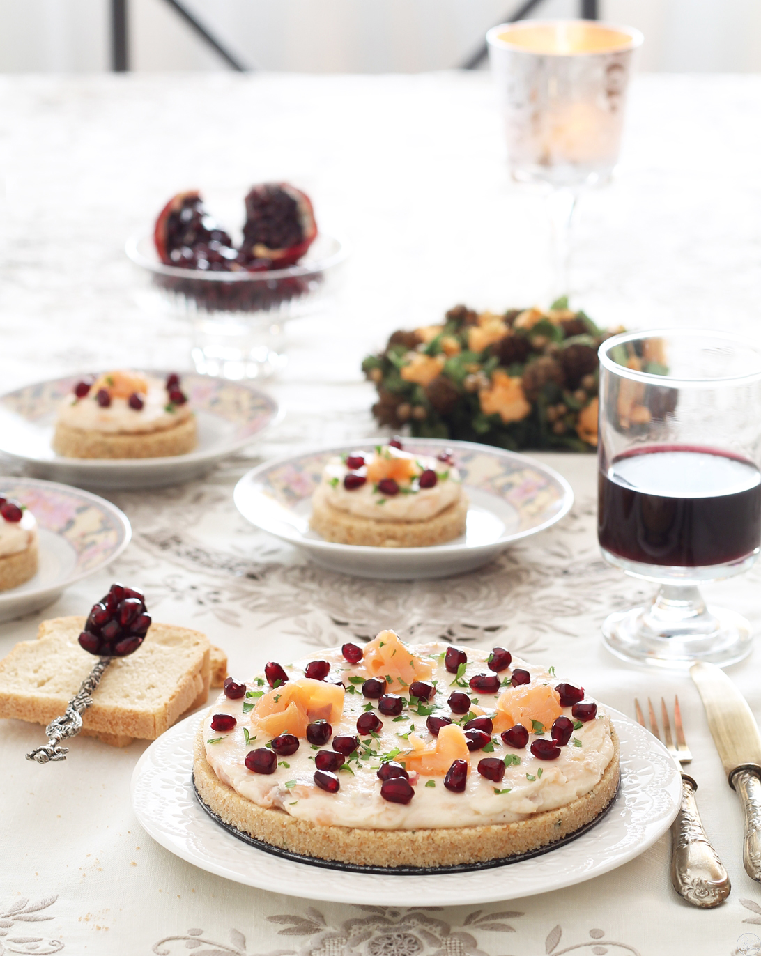 Cheesecake senza glutine con stracchino e salmone - La Cassata Celiaca Cheesecake senza glutine con stracchino e salmone - La Cassata Celiaca