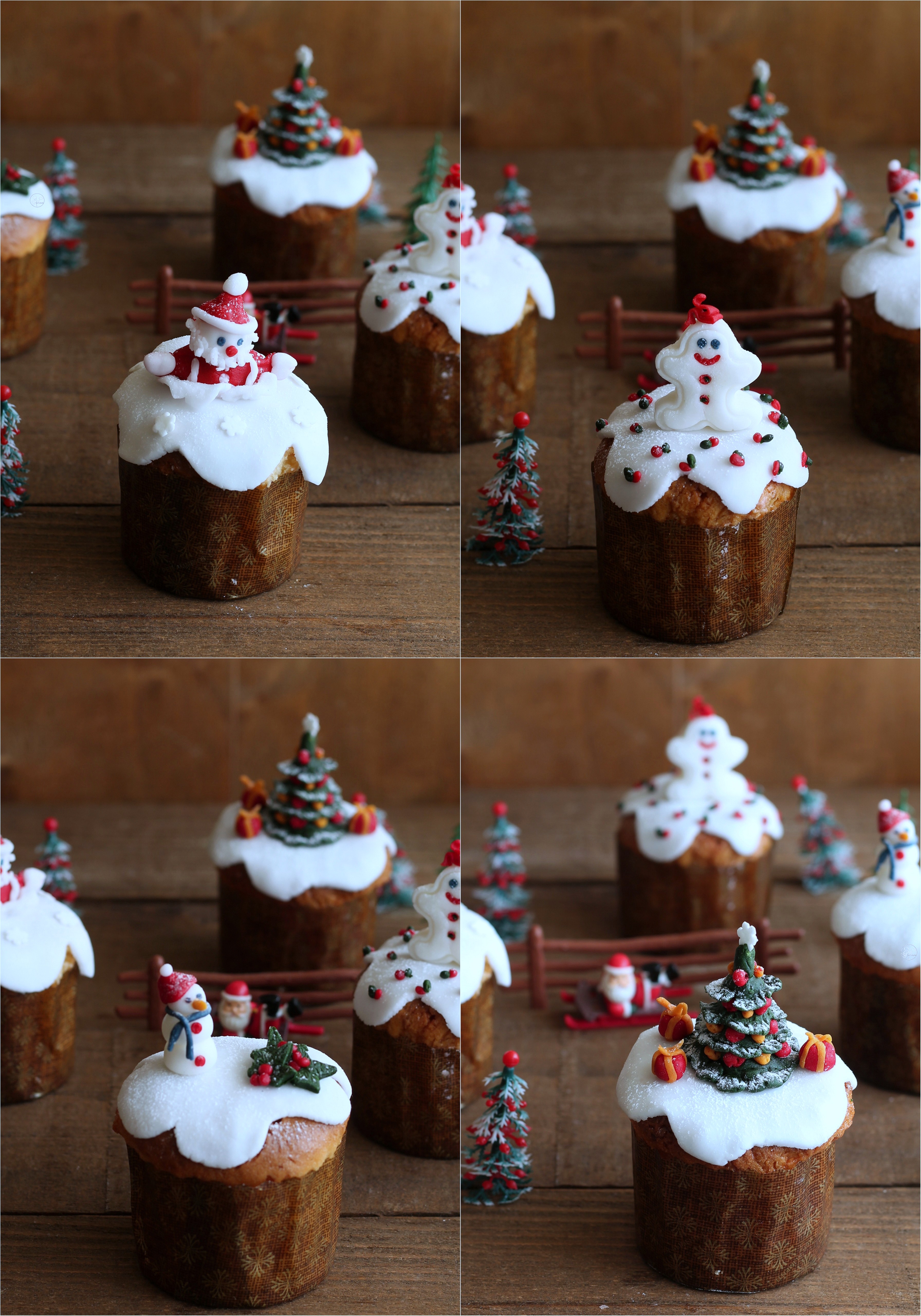 Mini panettone sans gluten aux pralines roses - La Cassata Celiaca