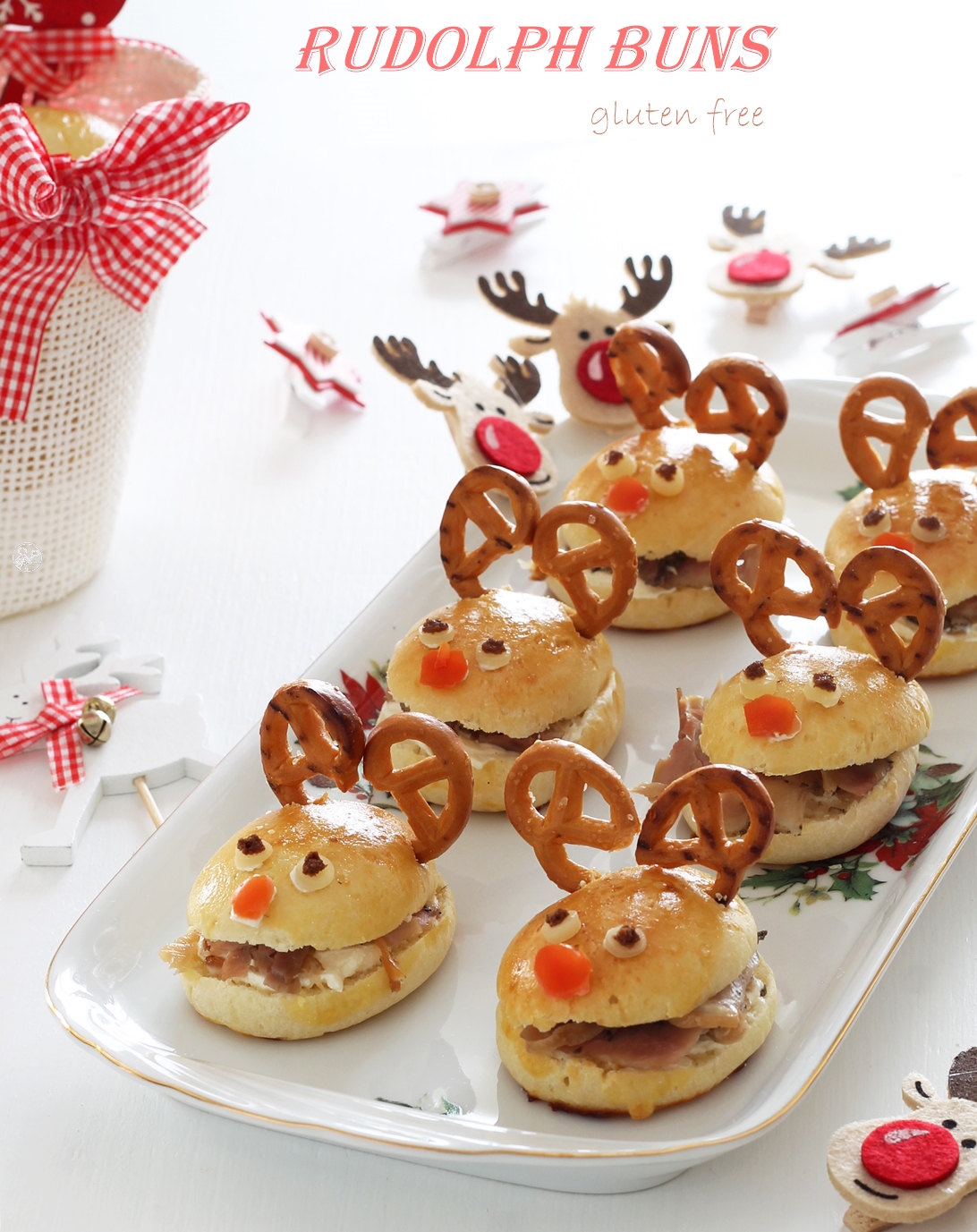 Rudolph buns, petits pains sans gluten - La Cassata Celiaca