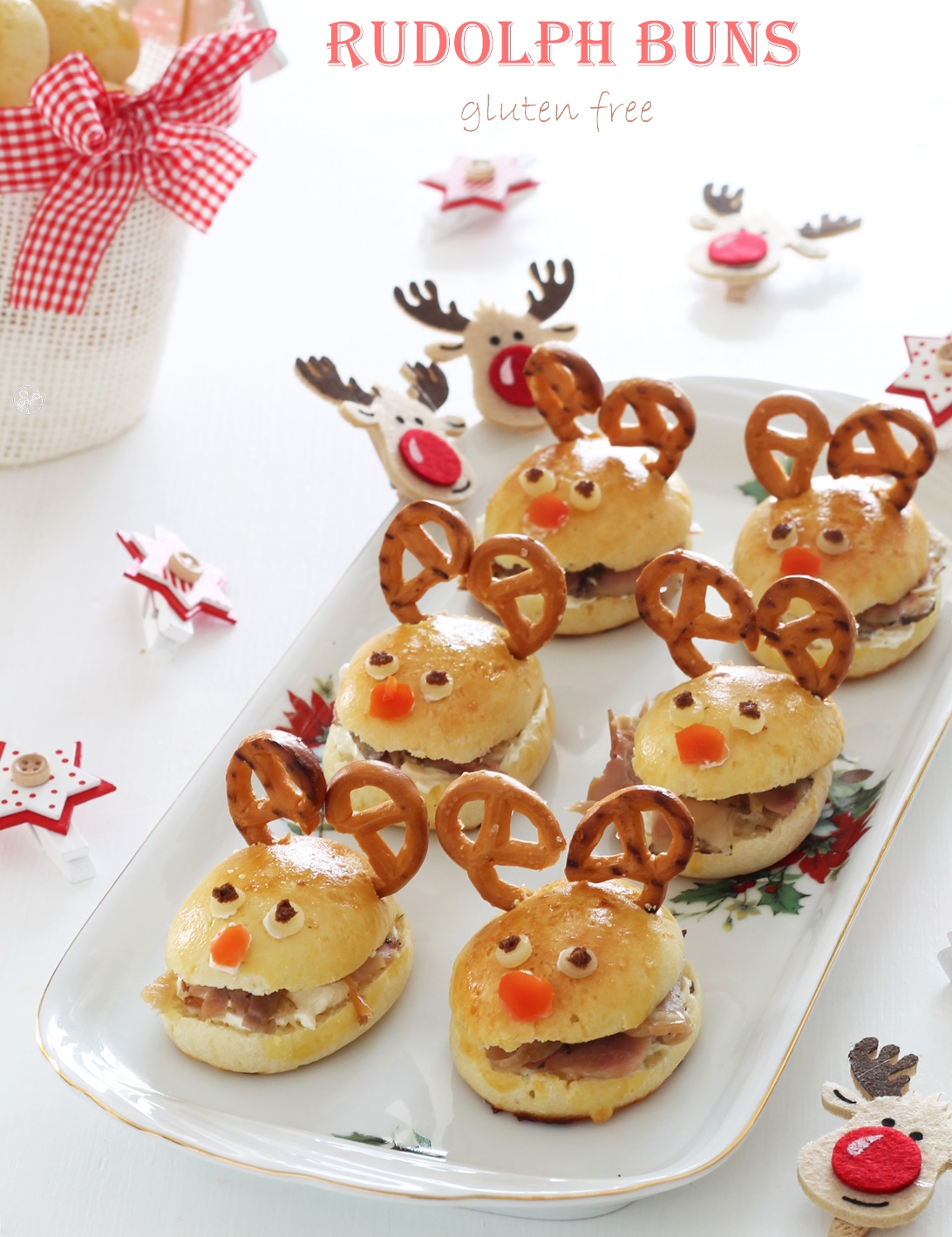 Rudolph buns senza glutine - La Cassata Celiaca Rudolph buns senza glutine - La Cassata Celiaca